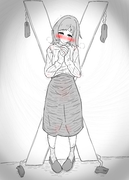 伏し目がちな女の子の後ろに
拘束台をただ""添える""だけでめちゃえっちになる説あります。 