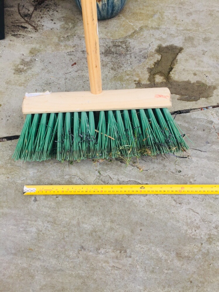The argument gets more heated. Partner says this is a ‘yard brush’ - here’s the proof that it’s not - I win
