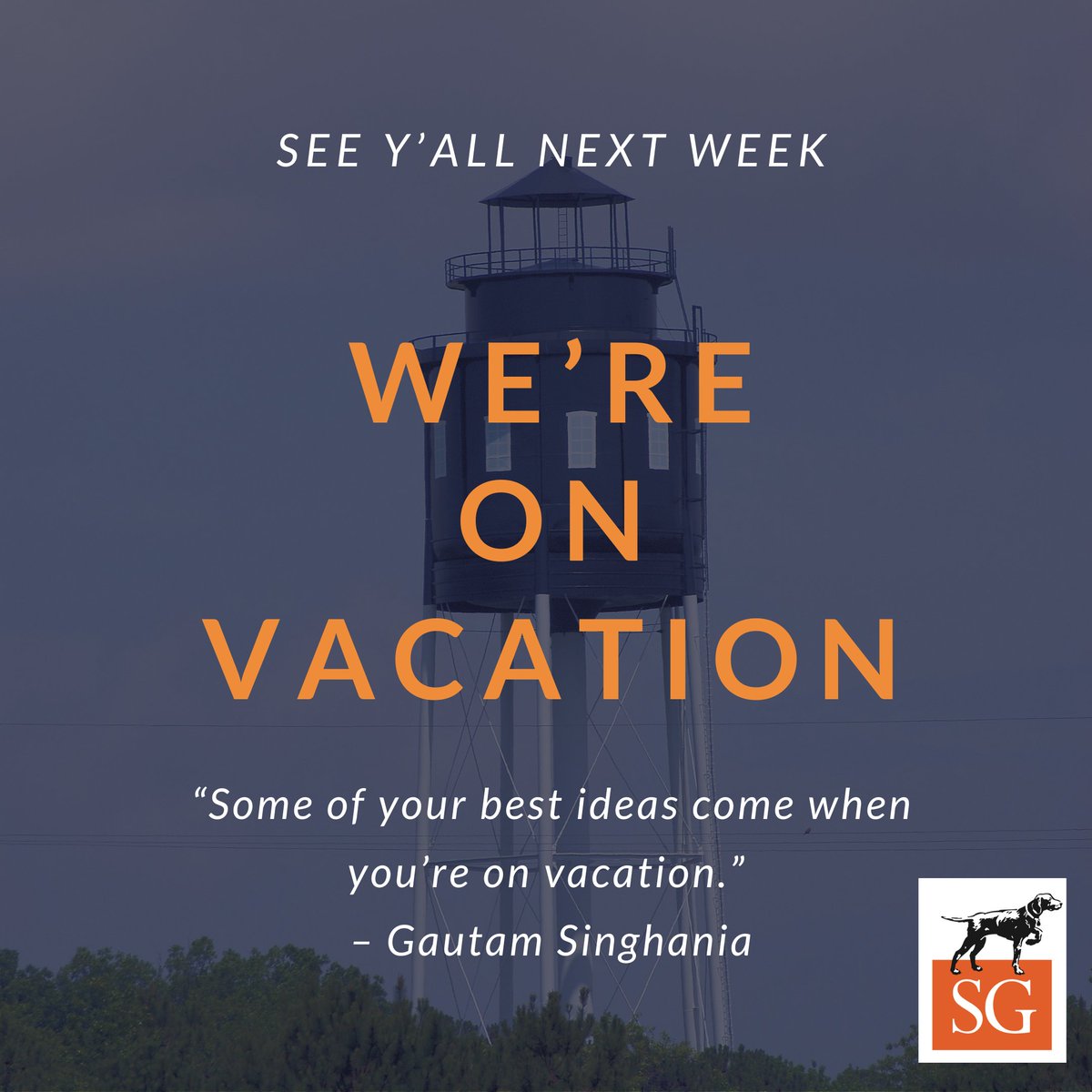 thesolloggroup's tweet photo. We're OOO this week spending time relaxing & recharging. As a small business owner, it can be hard to take time away but it is important to step away from the day-to-day grind & enjoy time with family & friends... #RelaxAndRecharge #SelfCare #TakeTimeOff #OutOfOffice https://t.co/kGffZg9I5g