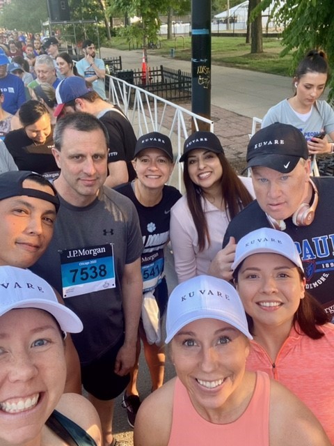 UnitedLifeInsCo's tweet photo. Team Kuvare keeps pace during the JP Morgan Corporate Challenge -- the largest corporate 5k in the world! 🏃‍♀️🏅 https://t.co/4ZUATcwMYc