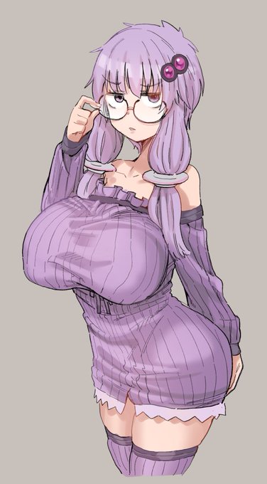 あんま意味ないけど単体デカチチメガネゆかりん置いときます 