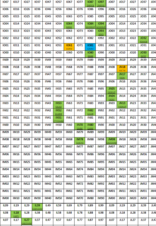 AndrewKE8FZT's tweet photo. 600 Grids! Actually, 601 confirmed! Found some typo's in the log and confirmed #VP2EIH for a new Grid and DXCC, and @G0IIQ for another new one! Thanks everyone! 482/488! #GridMaster #IslandMaster #EUMaster https://t.co/PJ096NQATo