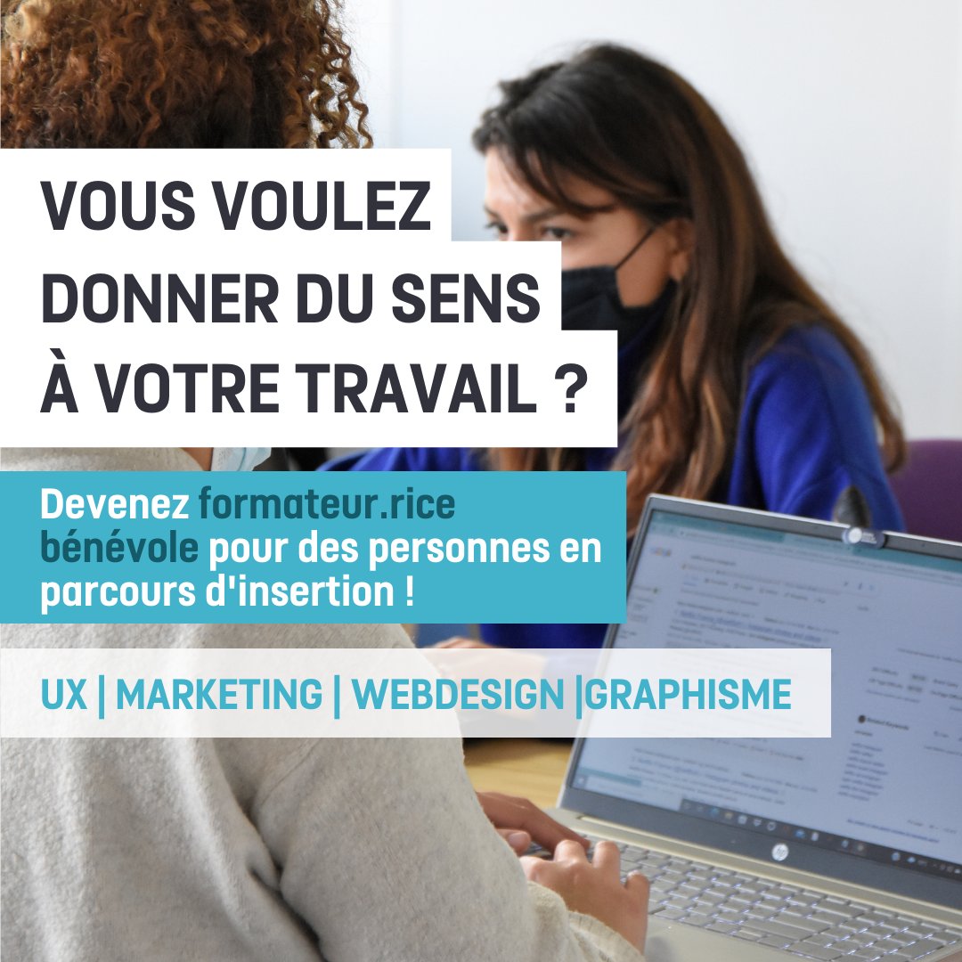 Label Ecole (@ecolelabel) on Twitter photo Vous souhaitez partager votre métier avec des apprenant.es motivé.es en parcours d'insertion ? Venez passer une journée dans notre école solidaire ! 🎓
Pour devenir formateur.rice bénévole, écrire à : glievens@label-emmaus.co 📨 Vous souhaitez partager votre métier avec des apprenant.es motivé.es en parcours d'insertion ? Venez passer une journée dans notre école solidaire ! 🎓
Pour devenir formateur.rice bénévole, écrire à : glievens@label-emmaus.co 📨