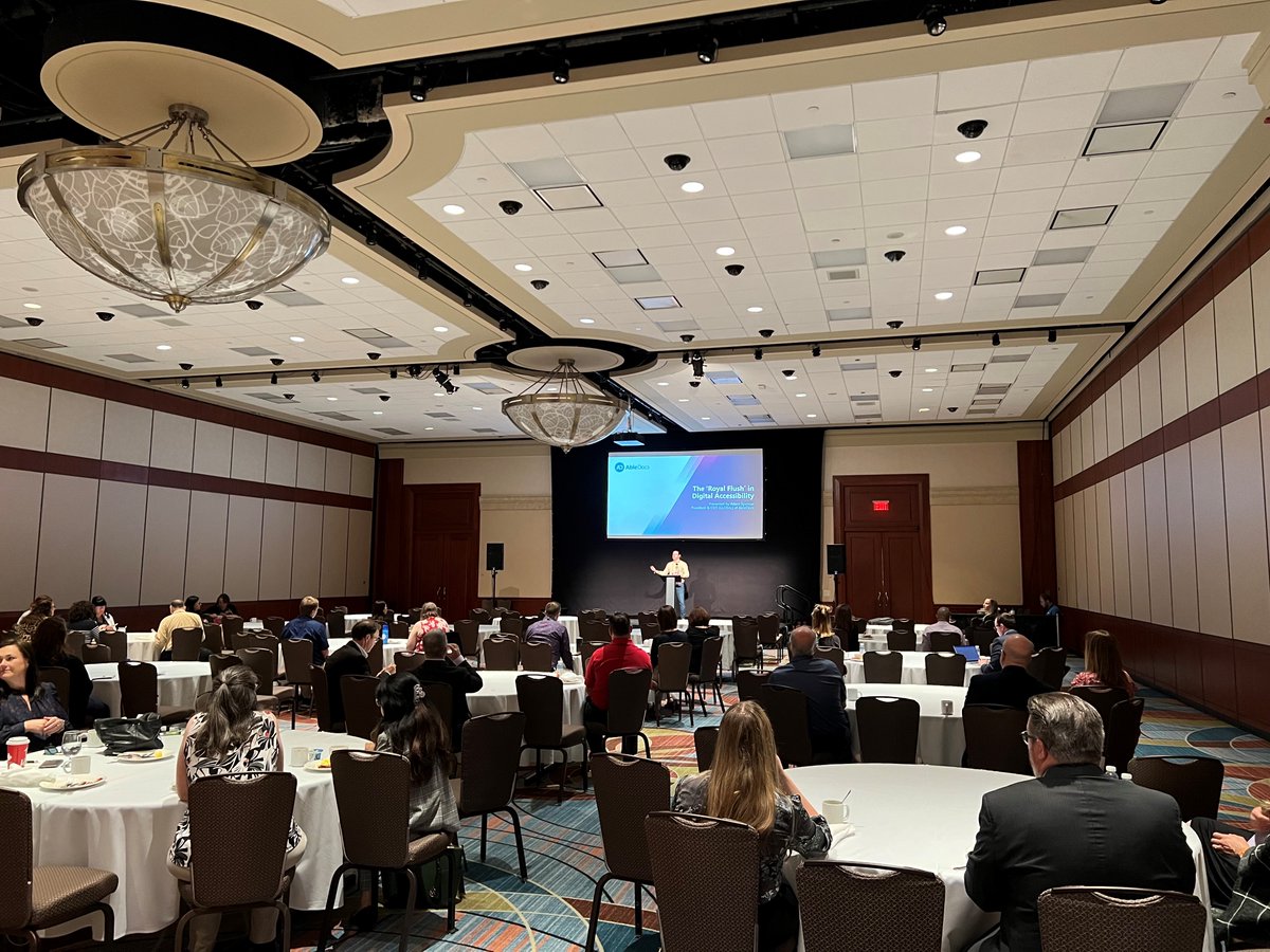 able_docs's tweet image. This morning, our @adespencer talked to attendees at the @AMCTO_Policy Conference. His talk focused on the importance of digital accessibility and how to become compliant.

#WelcomeBackTogether #AlwaysAccessible #AlwaysAbleDocs