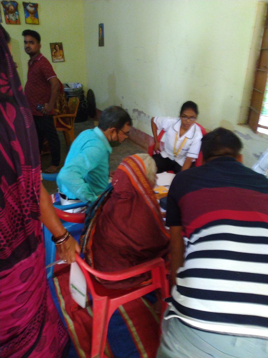 AzadClub92's tweet photo. A Free Health Checkup Camp Jointly organised by Padmini care Hospital &amp; Azad Club on 12th june 2022..
Special thanks to all the staff of Padmini care hospital &amp; also all the members of Azad club.@BirajaPr @ArgusNews_in
#FreeHealthCheckUpCamp 
#AzadClub 
#padminicarehospital https://t.co/KPNnrPBVds