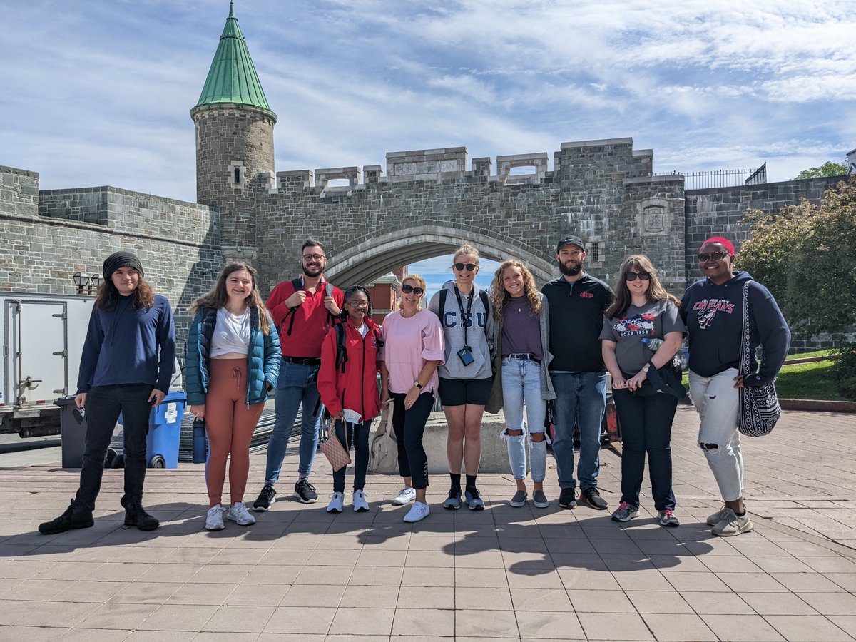 ColumbusState's tweet photo. Cougars in Canada 🇨🇦 A group of CSU students explored and analyzed the connectivity of communities and compared our city to Quebec City, Canada while on a study abroad trip.

#CSUReimaginingEducation #CSUStudyAbroad #StudyAbroad #QuebecCity #Canada https://t.co/nkKkAZpscg