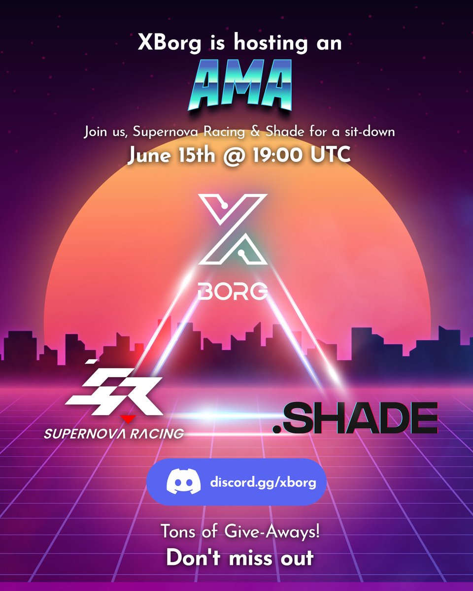 @​everyone AMA is live! https://twitter.com/xborg_official/s