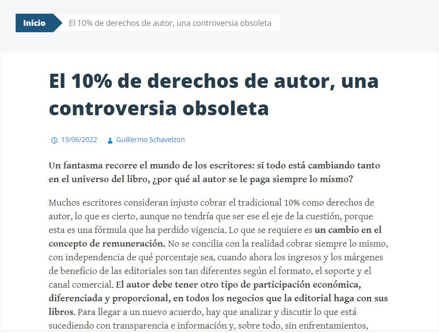 test Twitter Media - El 10% de derechos de autor, una controversia obsoleta. Guillermo Schavelzon. https://t.co/QeZ5IAkI15 https://t.co/qy2C7cl7Qy