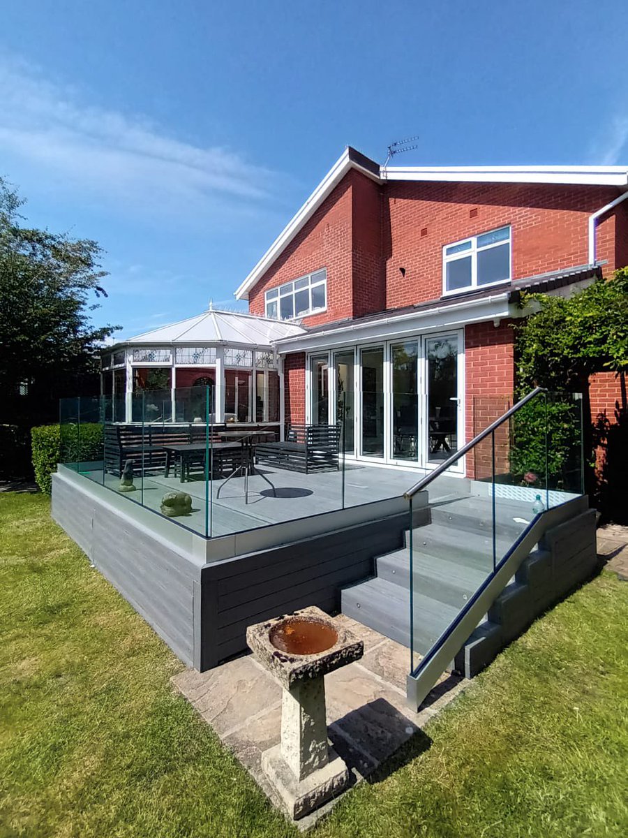 test Twitter Media - Completed this single storey extension complete with a composite deck and glass balustrade incorporating feature lighting - hopefully our clients can make the most of it with the good weather this week! https://t.co/3GrEgE713K