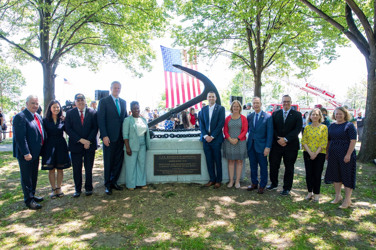 Honored to join local, state and federal leaders today to rededicate the Kearsarge Memorial at Marine Park to those members of the U.S. Navy who currently serve, have served and have been laid to rest.

The U.S.S. Kearsarge’s history is one to be remembered and celebrated.