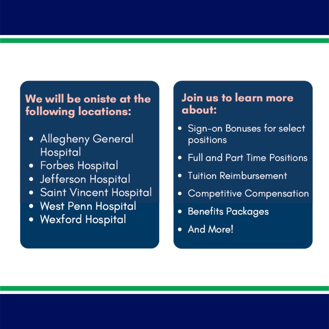 AHNImaging's tweet photo. Join us TOMORROW, June 15th, from 10am – 3pm for an IN PERSON open house where you can speak with recruiters about open positions and take part in onsite interviews!

We would love to have you join our team!!

#WeAreHiring #JoinOurTeam #Radiology #RadTech #RadTechJobs
@AHNtoday https://t.co/f1dEi0Jcv9