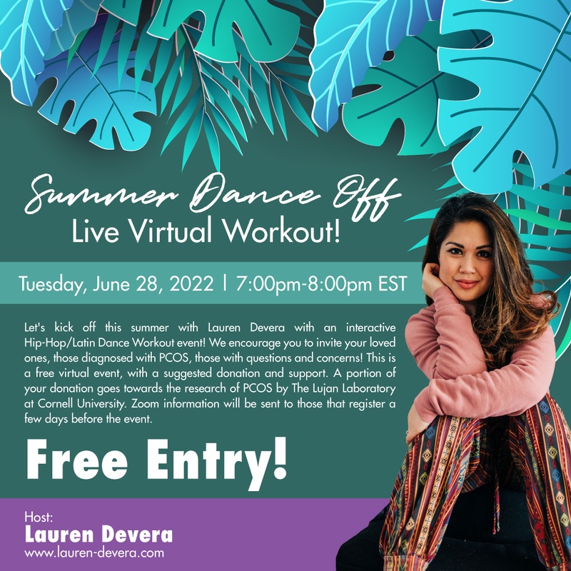 PCOSAA's tweet photo. REGISTER TODAY! Join our Summer Dance Off- Live Virtual Workout for free✨ Link in bio!
#pcosaa #pcos #pcosworkout #pcosandhealth #pcosresources #summerworkout #togetherwecan #workout #virtualevent #pcosvirtualevent https://t.co/tualGquhgF