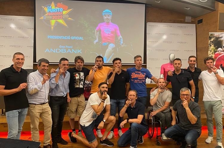 Hoy se ha presentado la marcha cicloturista La Purito Andorra en Andbank (Andorra la Vella) y que se celebrará el 7 de agosto. Desde Turbike llevamos la coordinación general de La Purito Andorra.

👉 <a href="/lapuritoandorra/">lapurito</a> / <a href="/PuritoRodriguez/">Joaquim Rodríguez</a>