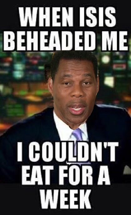 WtfvilleD's tweet photo. Little known fact … Hershel Walker alone eradicated ISIS … with his bare hands!

#HerschelWalkerFacts https://t.co/ev9LHEAYlf