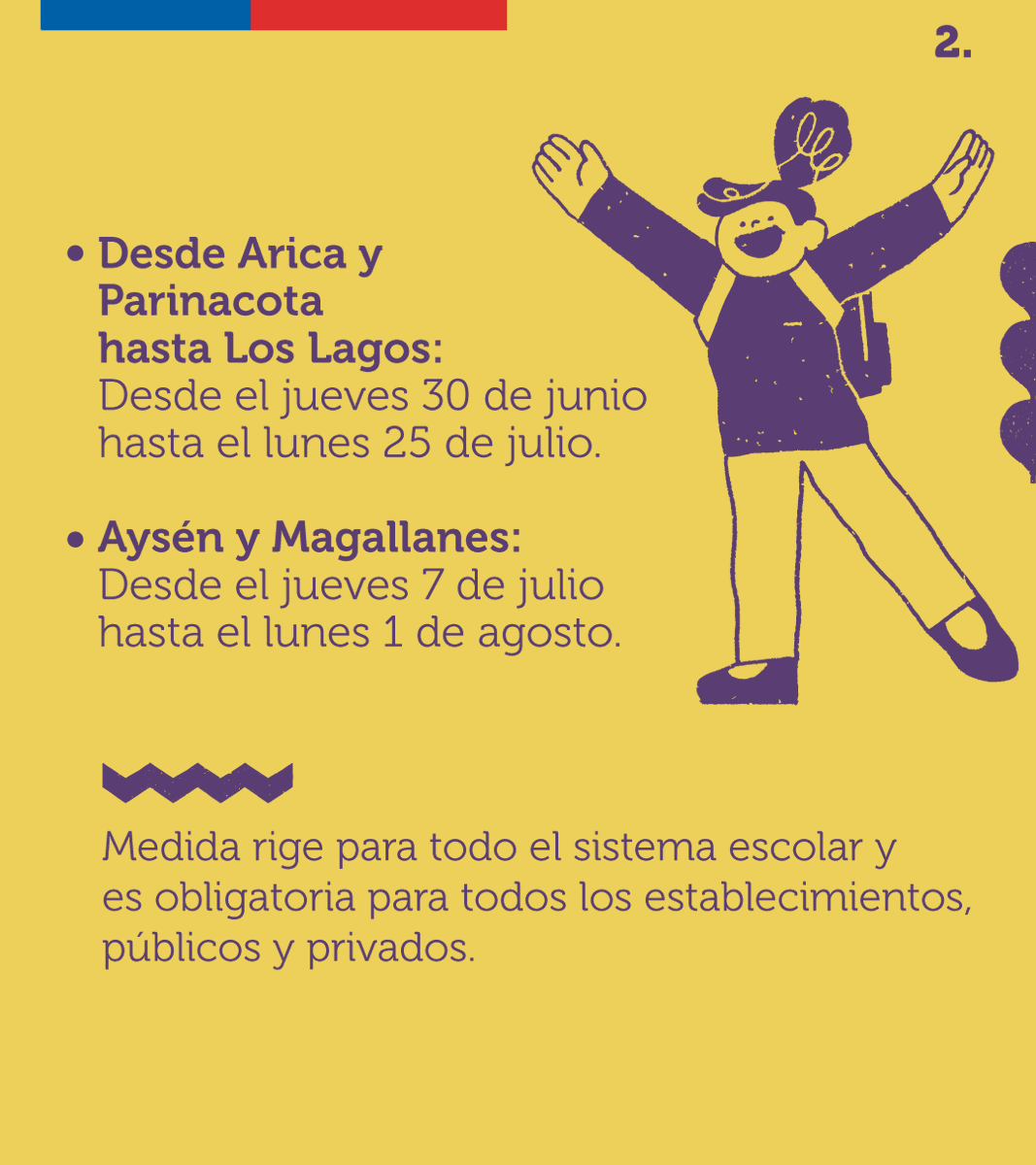 Con el fin de disminuir los contagios de enfermedades respiratorias, hoy el <a href="/ministeriosalud/">Ministerio de Salud</a> y <a href="/Mineduc/">Ministerio de Educación</a> anunciaron el adelanto de las vacaciones de invierno 🏫🎒 ¡Conoce aquí los detalles! ❄️