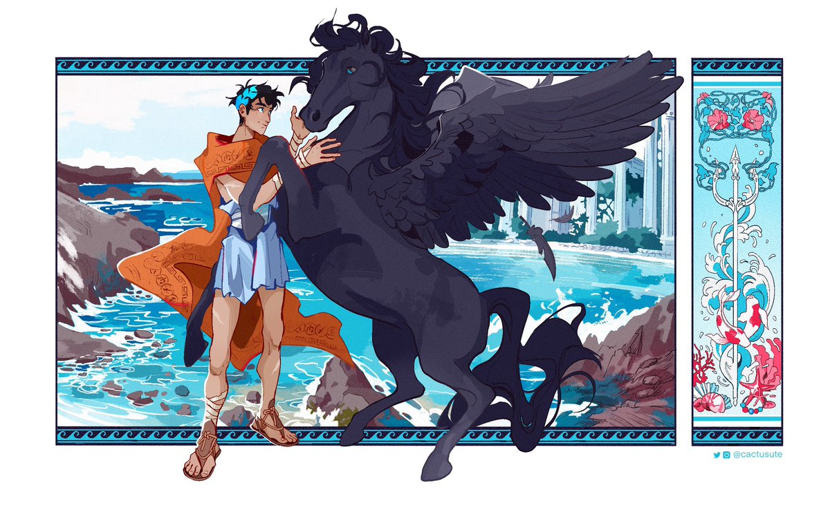 _Cactusute_'s tweet image. The Big Three
#percyjackson 

| Hades AU by Velinxi |