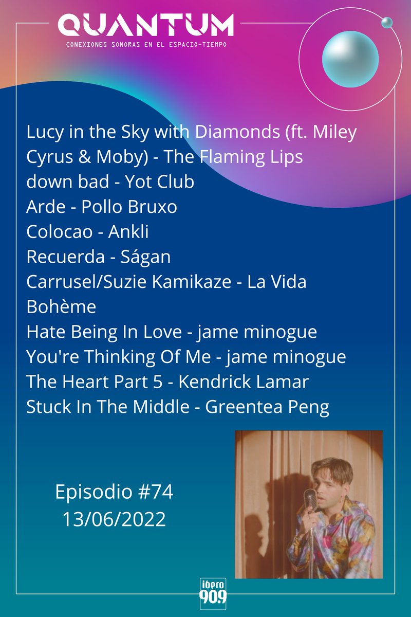 #Quantum909 Episodio 74.

Repetición: mixcloud.com/AlanZuko/quant…

Playlist: open.spotify.com/playlist/3zkcC…