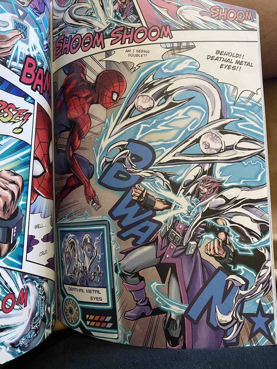 Baird9965's tweet photo. Got the new #Marvel Manga in the mail. Side note, #Amazon SUCKS at shipping books, always slightly damaged and DP had a folded page corner, but it’s annoying to return. Anyways, #Deadpool is the best one, #SecretReverse (by YuGiOh creator) looks… interesting. https://t.co/EKOTMyHr4t