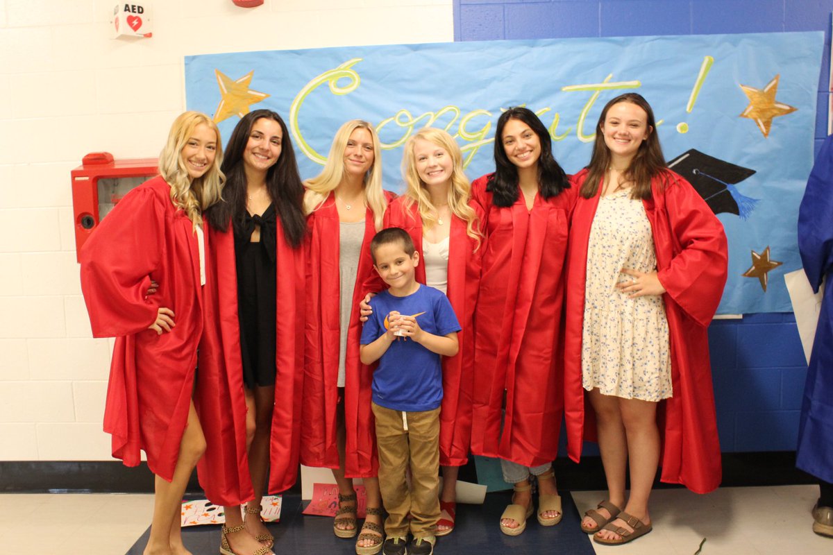 OA SENIOR CLAP OUT TODAY!!! Not sure how 7 years went so fast &amp; they got so tall!!❤️💙 <a href="/OAUpdate/">OA Schools</a>
