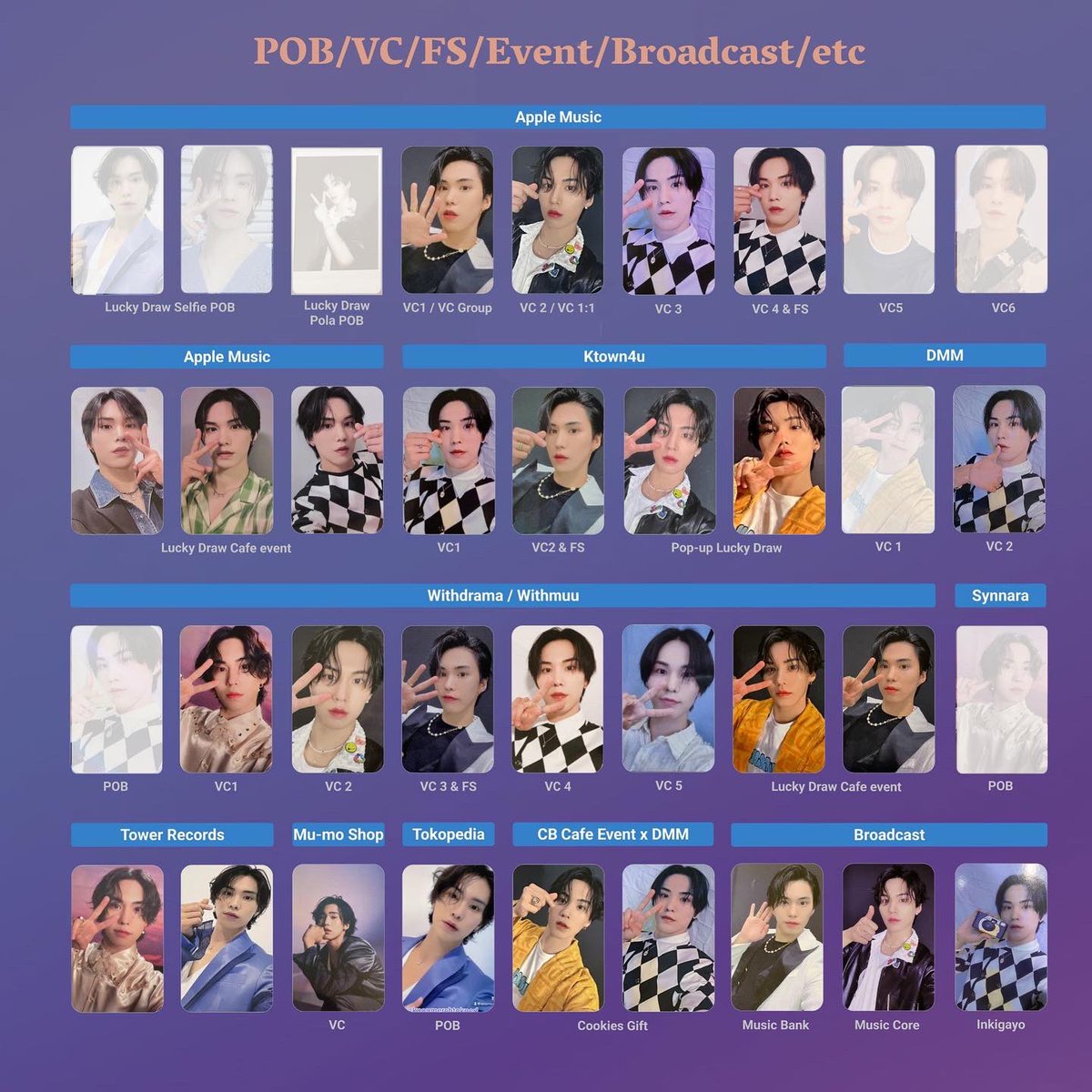 WooahBearGO's tweet photo. Wtt/wts Astro Apple Music 6 POB
~ Wts for £9.50 each
~ UK shipping ( 95p)
~ EU and WW shipping ( £1.85 , £2.55)
~ for trading we must send the photocard on the same day and share equal proof
#WTSASTRO #WTTASTRO #astrosale #astrowts #astrowtt https://t.co/Qgm1seNEGJ