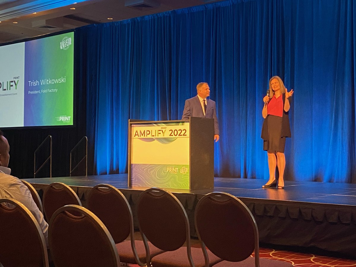 AmplifyMyPrint's tweet photo. The #GetAmped kickoff event for #AmplifyPrint2022 was a blast! Thank you to our many speakers, supporters and sponsors. We can't wait to see what the rest of this week's events have in store! https://t.co/EzrN4PpYG0