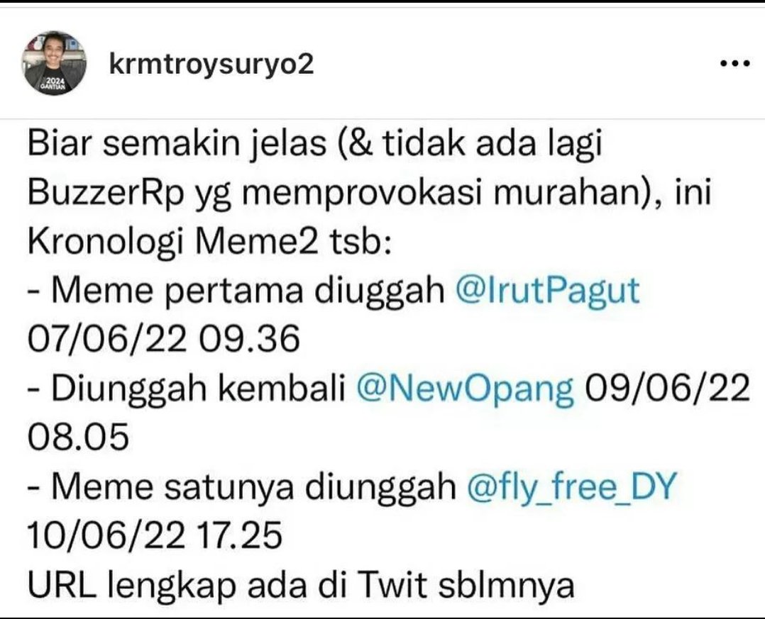 SltorkNet's tweet photo. Panci gk mau disalahkan...pdhal dia ikut menyebarkan...biar rame tangkap semua
#TangkapRoySuryo https://t.co/hjbzfUpCQN