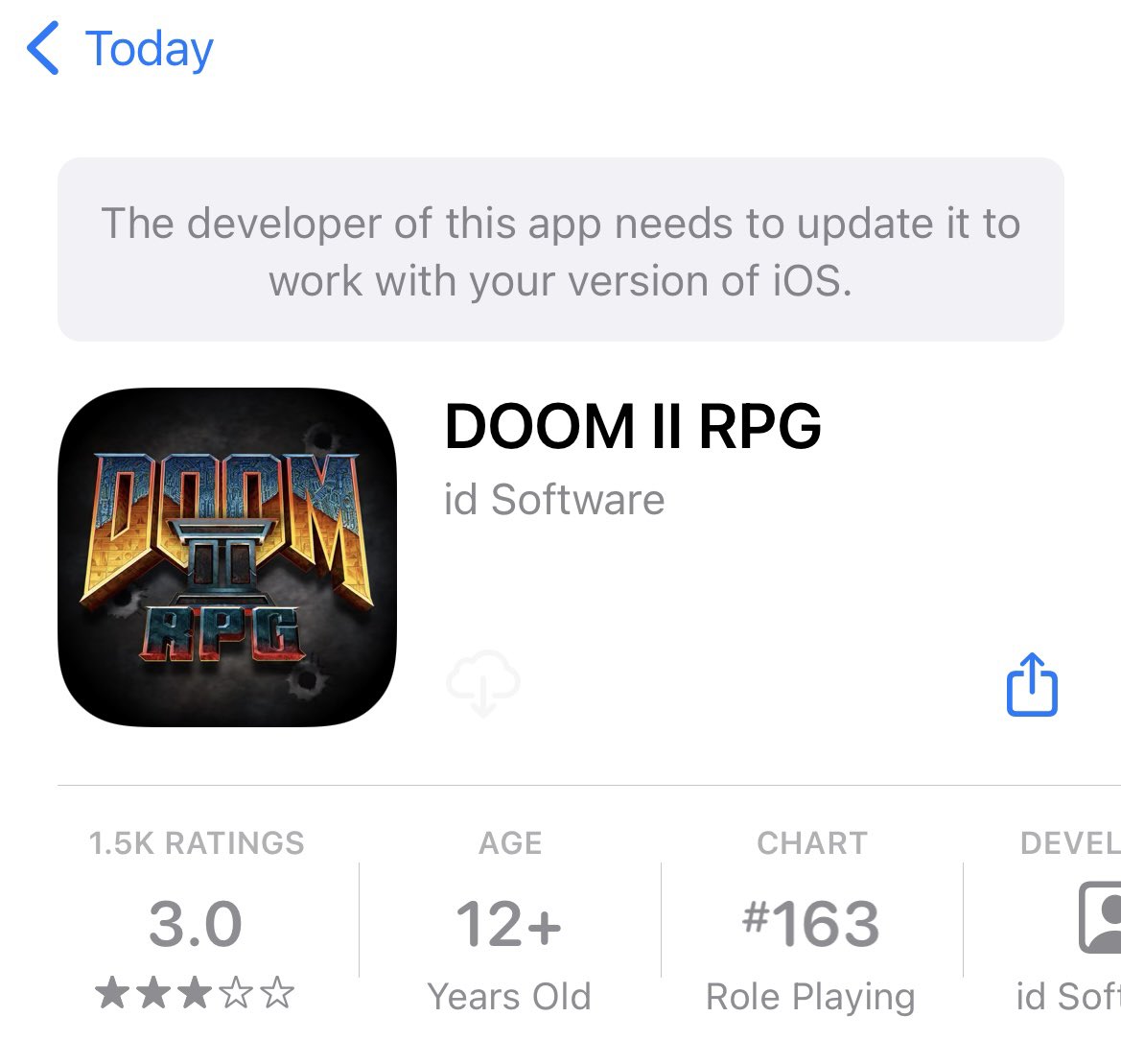 ChuxBuster's tweet photo. Super long shot and way out of left field but does anyone at @idSoftware want to do a handful of us on a discord a favor and update the Doom 2 RPG? 👀 #Doom2RPG https://t.co/drDMzjprdM