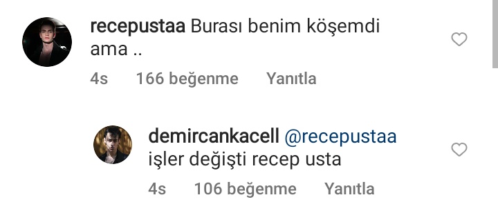 artık "sizin" köşeniz Recep Usta 🖤