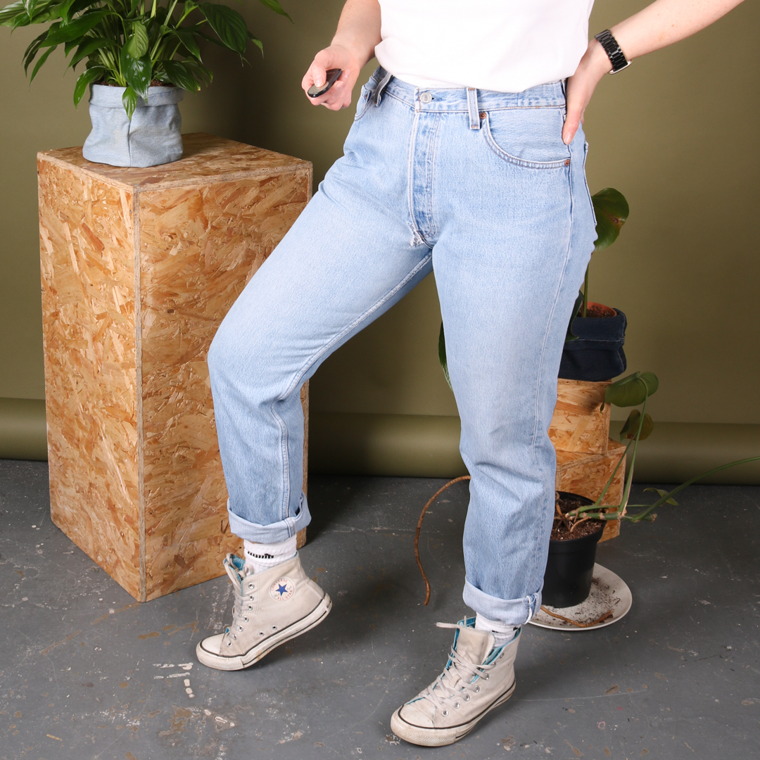 **WEBSITE UPDATE** I've just added loads of vintage reworked products to mackandrose.com including patched Levi's 501s for £25! What a steal!