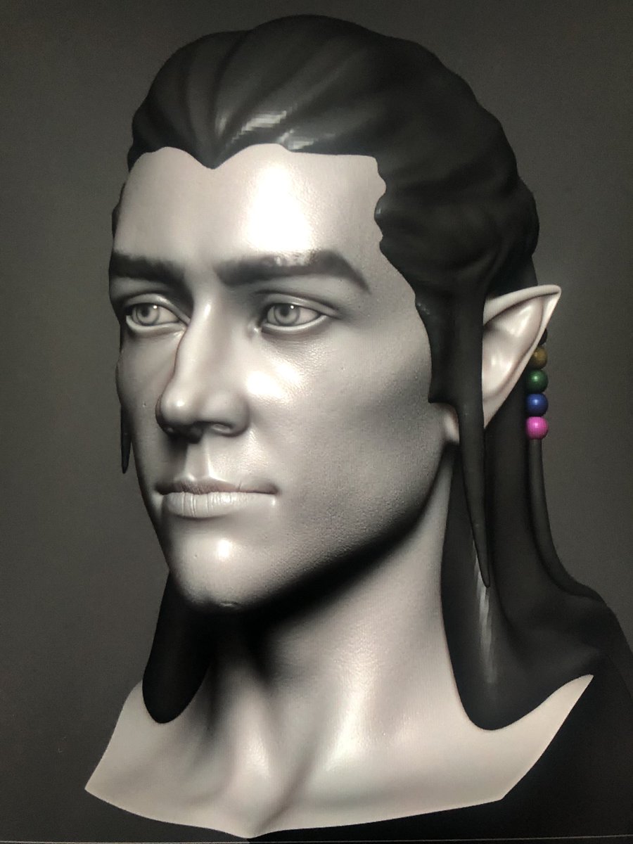 SgtBabbit's tweet photo. Some more work on my Vax #criticalrolefanart really trying to go for that art level up feeling 💪 getting some invaluable feedback from my colleagues is a game changer! https://t.co/WvLoWAENk2