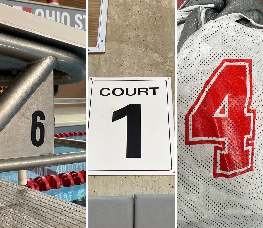 OSURec's tweet photo. 👀 I spy some of our favorite numbers around the RPAC! Happy #614Day Buckeyes! #CollegeInCbus https://t.co/iSjxrhSCZ6