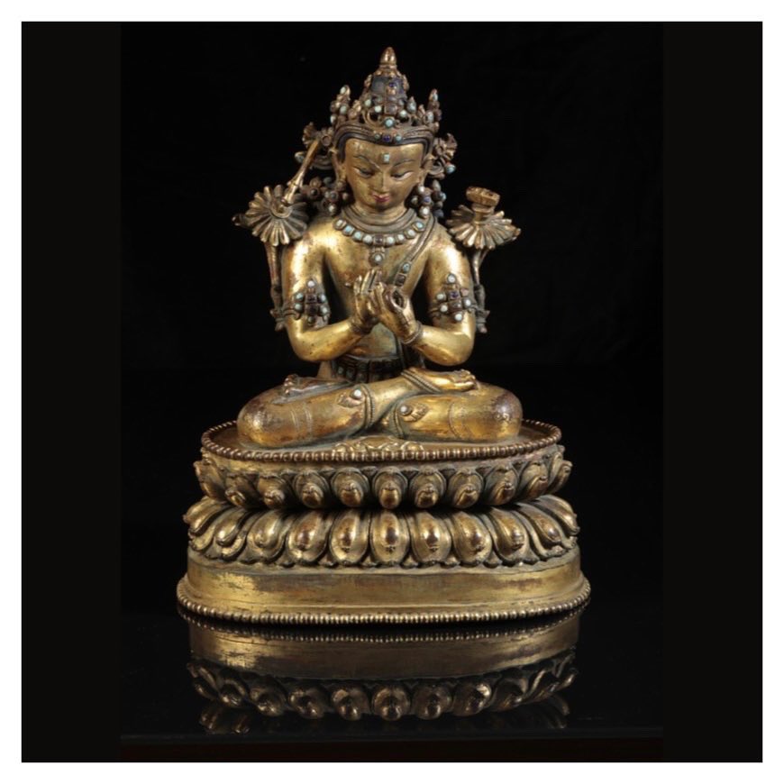 DukesAuctions's tweet photo. Asian Art begins tomorrow at 10.30am BST, live bidding is available on three different platforms, Duke’s Live, @thesaleroom and @easyliveauction!
 
#dukesauctioneers #asianart #thesaleroom #easylive #asian #tara #chineseart #bronze #jade #fineart #dukes #auction #dorset https://t.co/qOuX74oJGa