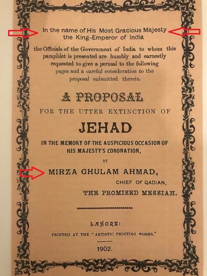 AhmadiConfused's tweet photo. NOT BISMILLAHiRAHMANIRAHEEM But Mirza always Began in the name of the King of England ! https://t.co/cIZnlQiqJC