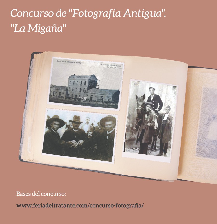 ¿Tienes alguna foto antigua en un cajón? Pues es hora de sacarlas para el 𝗣𝗿𝗶𝗺𝗲𝗿 𝗖𝗼𝗻𝗰𝘂𝗿𝘀𝗼 𝗱𝗲 𝗙𝗼𝘁𝗼𝗴𝗿𝗮𝗳𝗶́𝗮 𝗔𝗻𝘁𝗶𝗴𝘂𝗮.
¿Te animas a echarle una foto con tu móvil y nos la envías?
¡Habrá premios para las fotos ganadoras!
#feriadeltratante
#maranchon