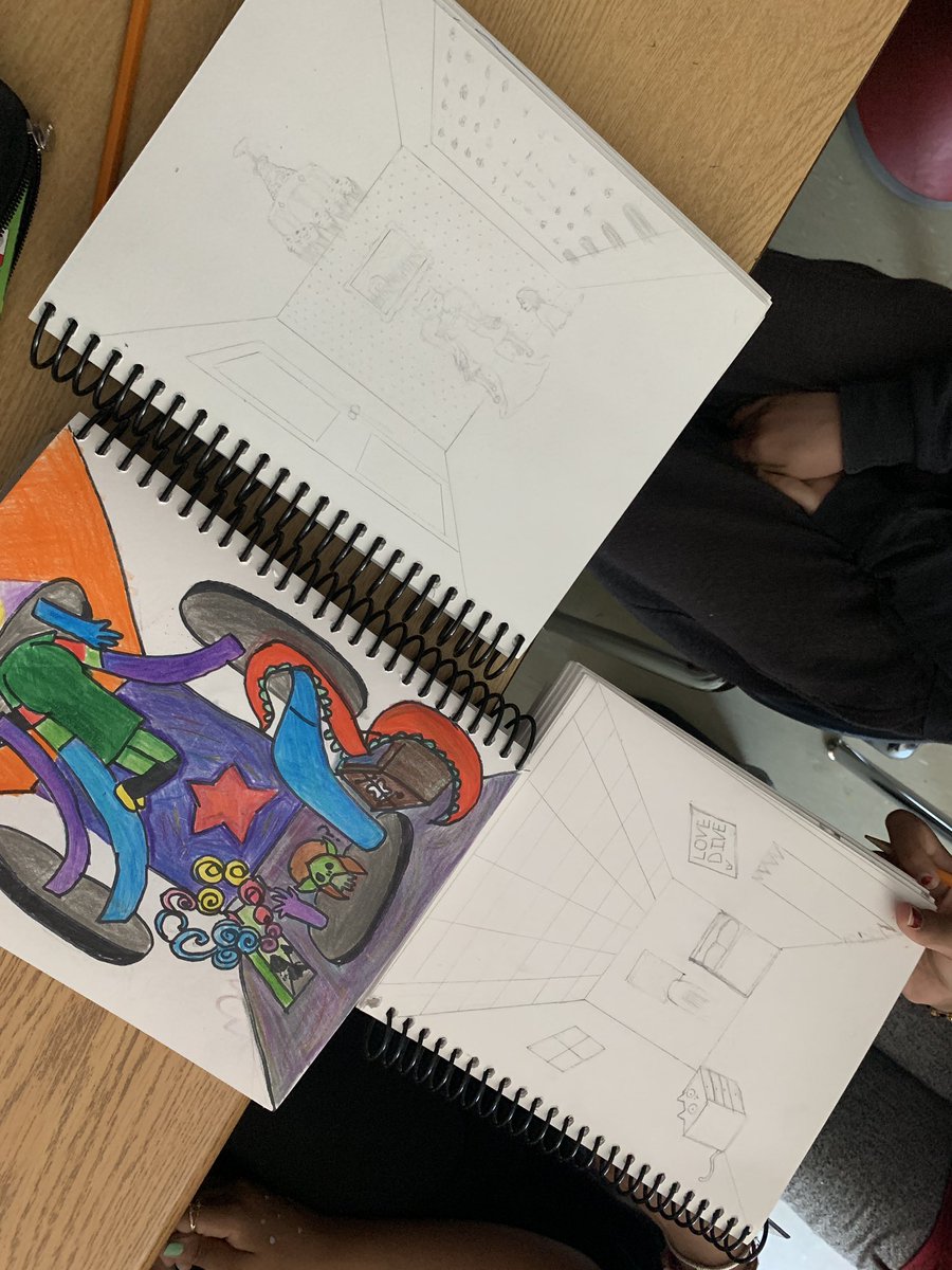 One point perspective, but in a surrealist room. What items don’t quite belong 🤔 ? #surrealism #prismacolor #perspective <a href="/a_mirasola/">Ms. Mirasola</a> <a href="/EarnscliffeSPS/">Earnscliffe Eagles</a> <a href="/kevseb/">Kevin Sebastian</a> @PeelArts1