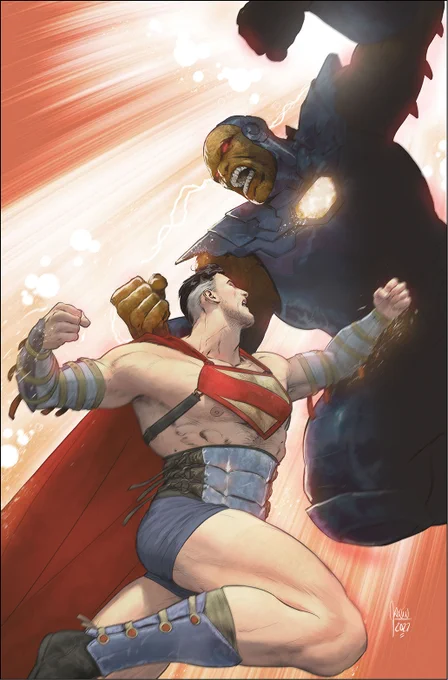 Superman Vs Mongul! Warworld Apocalypse #1 variant cover by me. #DCComics #Superman #Mongul @DCComics @PhillipKJohnson @BrandonPeterson @willconrad 