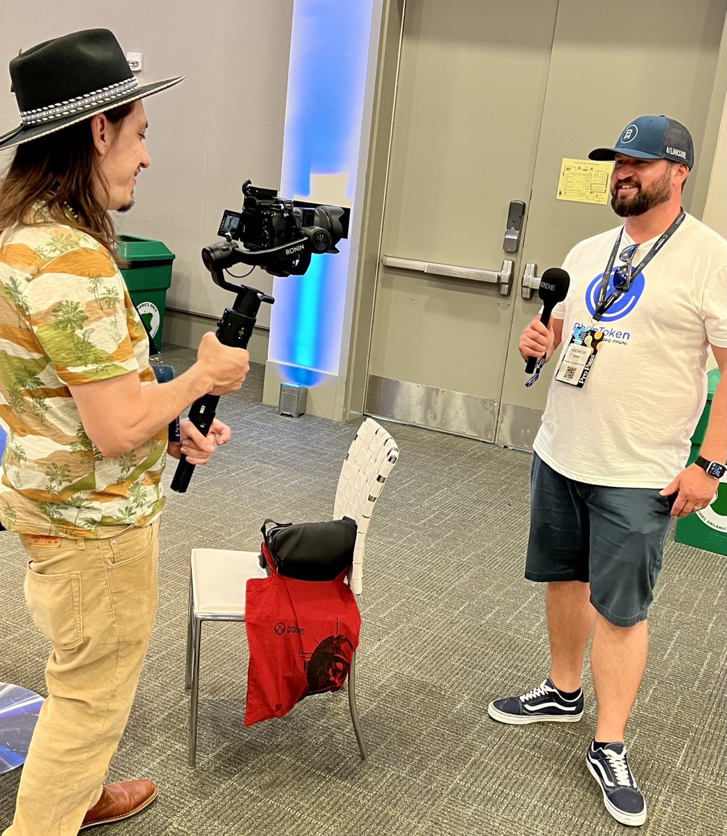 andrewjunebug's tweet photo. Had a lot of #PHUN at #Consensus2022 in Austin, TX spreading the word about PhunToken $PHTK by @phunware (NASDAQ:PHUN) 

I'm proud to lead the Engineering team that brought you the PhunWallet app. Download now on App Store and Google Play and start taking control of your data! https://t.co/SVy3x7S9Yz
