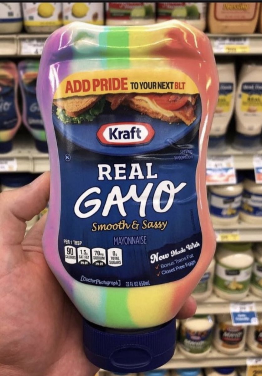 _Deadmomalive's tweet photo. Found this gem at the grocery store.
Go get yours now, youโre welcome!
#HappyPrideMonth #pride #gayo #Pride2022 #DURINGPRIDEMONTH https://t.co/2FxLSZPWyG