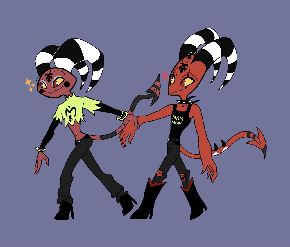 nemshish's tweet photo. Some Fitzo ✨
Because I don’t really see this ship often ❤️🩹
They’re cute together U^U
#HelluvaBoss #Fitzo #Fizzarolli #Blitzo https://t.co/c2knOrm2QJ