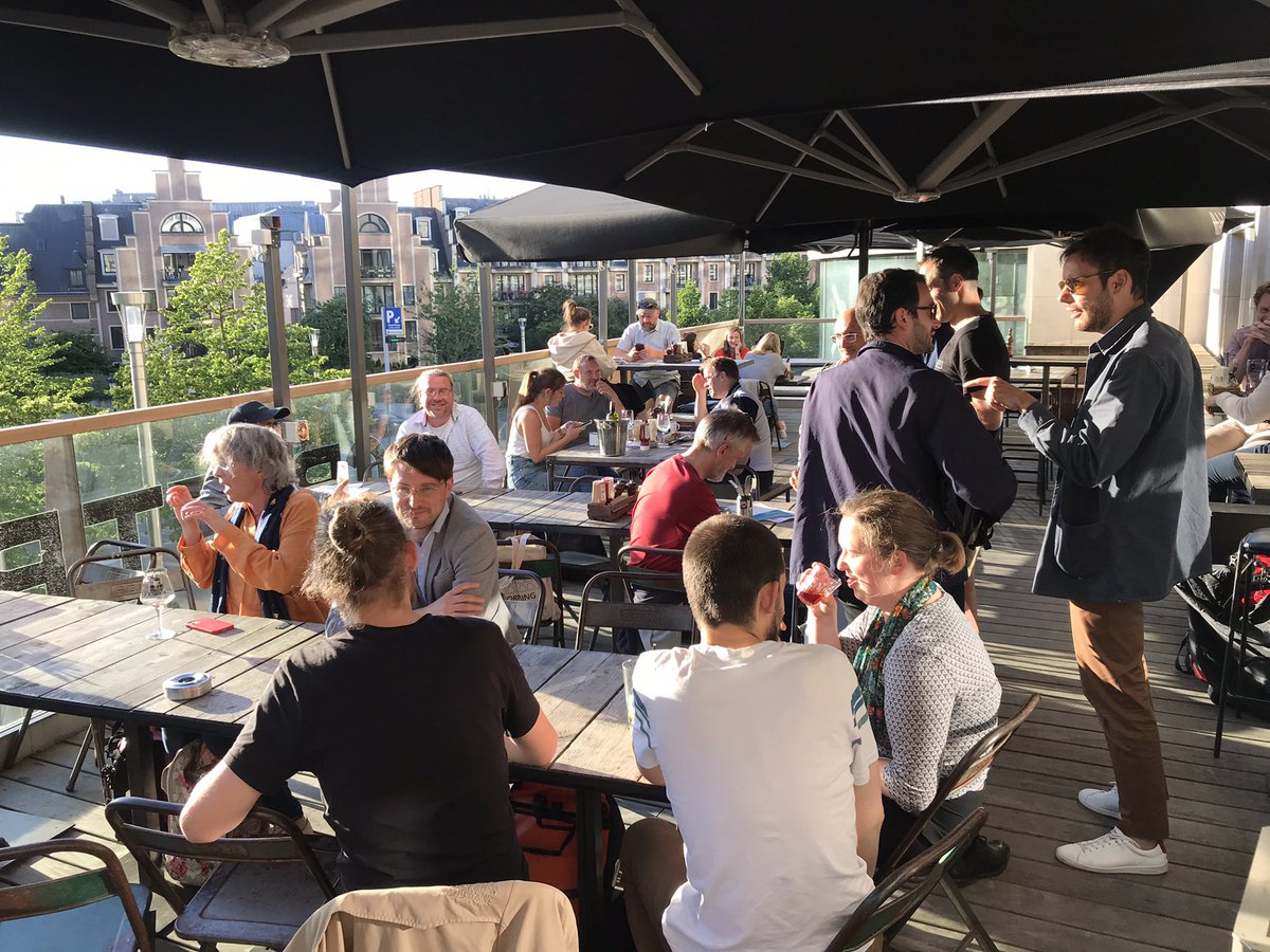 MarcoInBxl's tweet photo. When you are in Brussels for a few hours and @jonworth has organised the first #EUtweetup in ages https://t.co/mXZi2ZxHRE