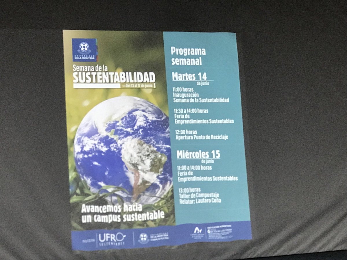 huethuet's tweet photo. #ProgramaSemanal
#UFRO/Pucón
#Araucanía https://t.co/L17O2NPN7h