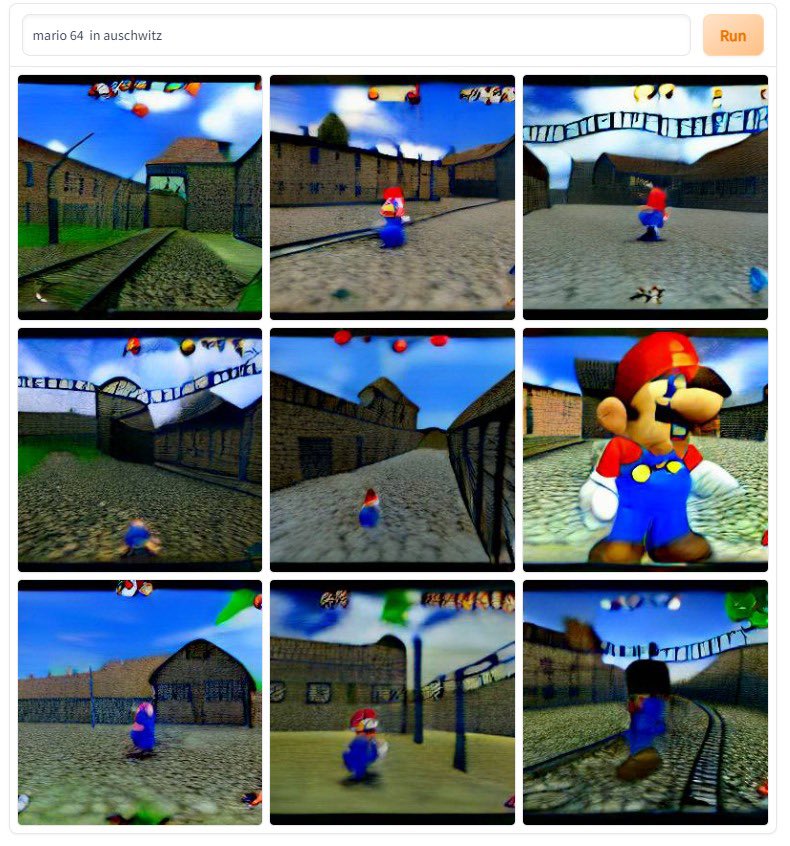 Dvide87's tweet photo. @nocontextmemes Mario 64 in Auschwitz https://t.co/bdcWfOv8j8