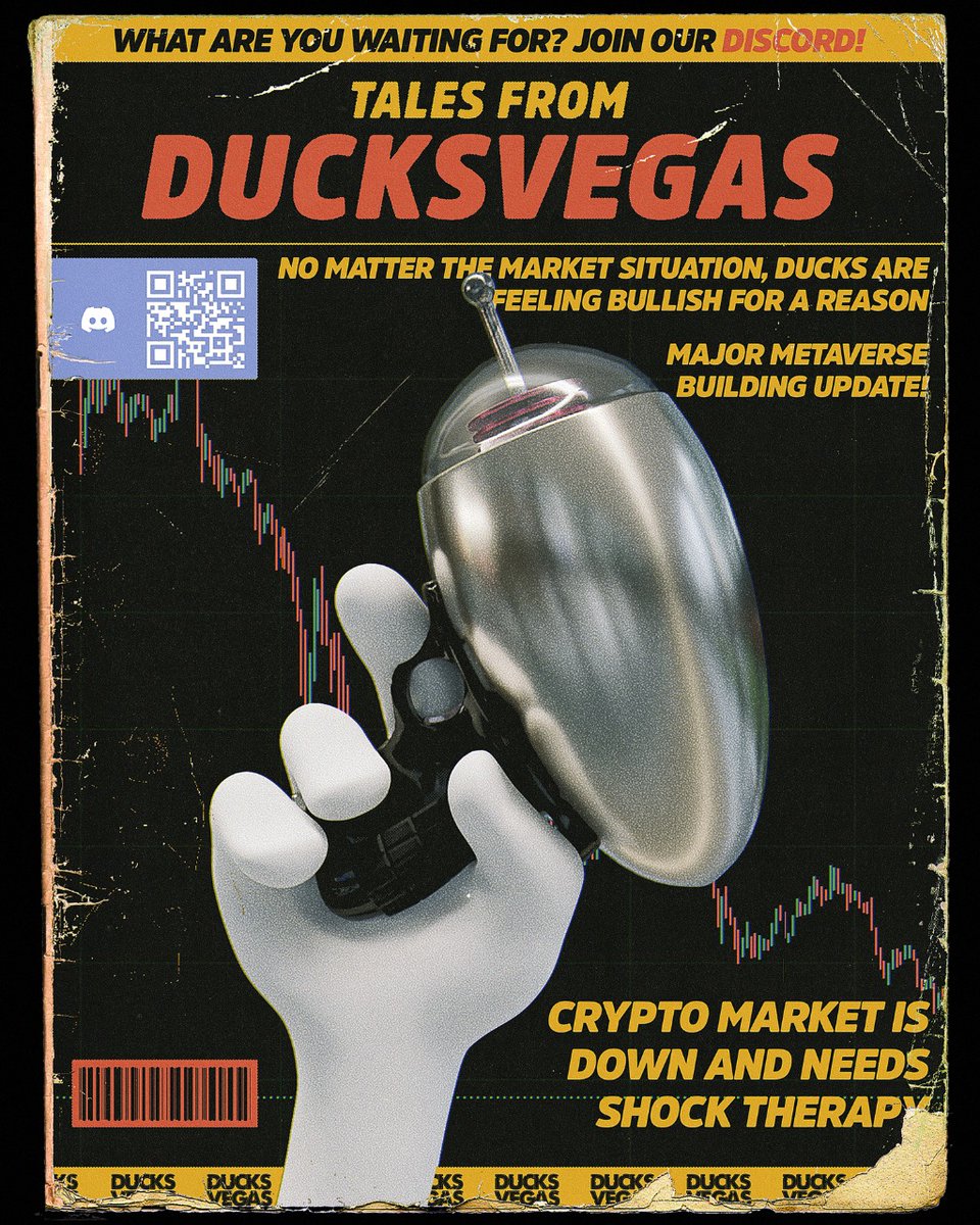 What a day ah? 📉

Before the market recovers, take a moment to READ the article below which outlines our plans/goals 👇🏼
medium.com/@ducksvegas 

20 WL Spots for the best feedback (+RT/Like) 
Tell us your fav part in the comments 🧧👇