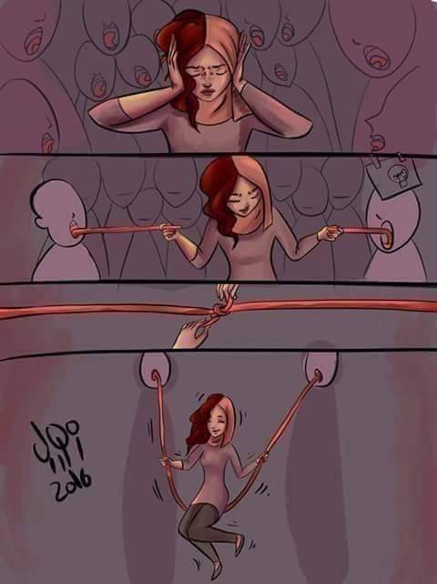 إصنع من ألسنتهم فرحك.. و لا تبالي.