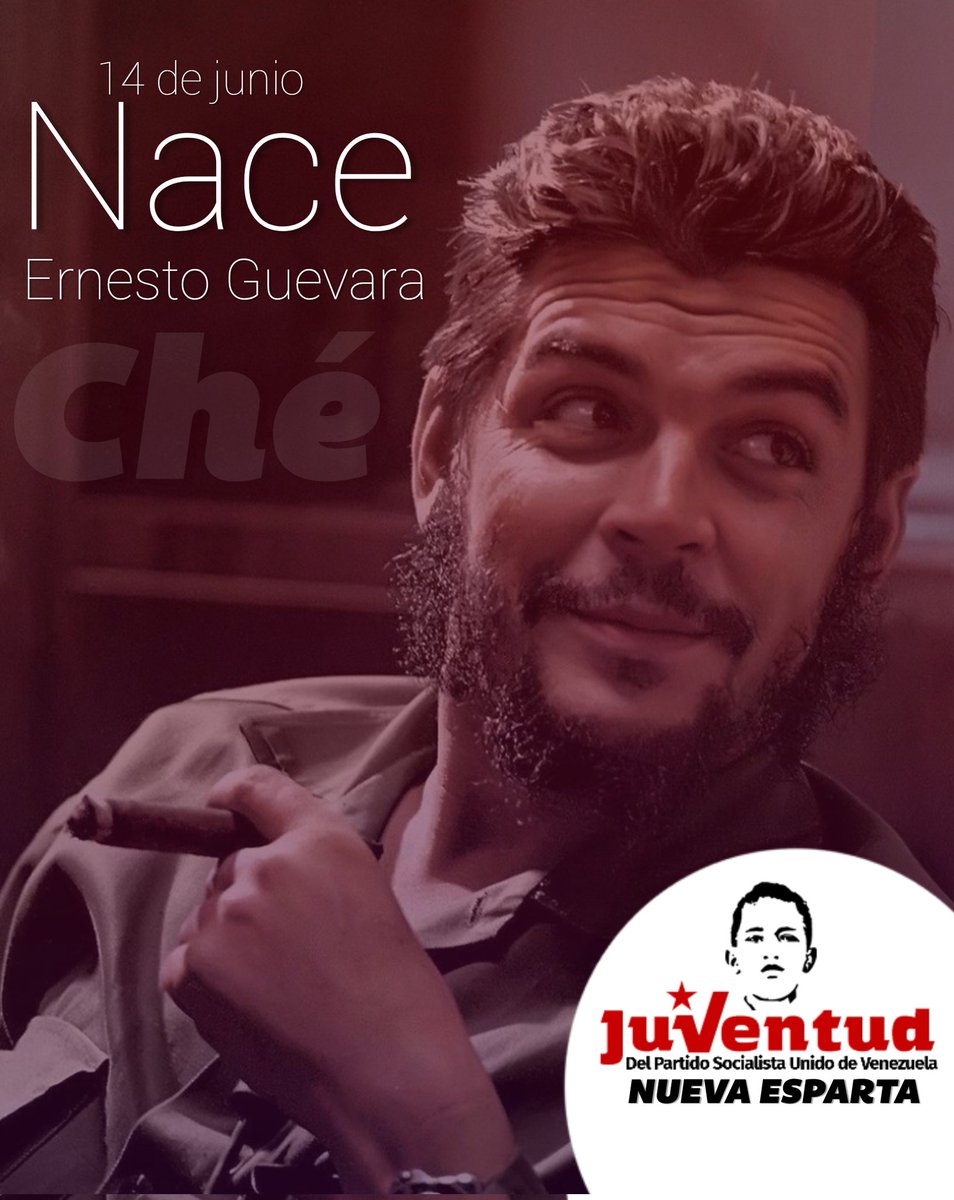 JPSUV_NE's tweet photo. Hace 94 años Nace en Argentina, uno de los más importantes revolucionarios en la lucha contra el imperialismo, Ernesto "Che" Guevara
Su ejemplo será siempre nuestra guía.
@NicolasMaduro @dcabellor @JuventudPSUV https://t.co/2axpk258u3