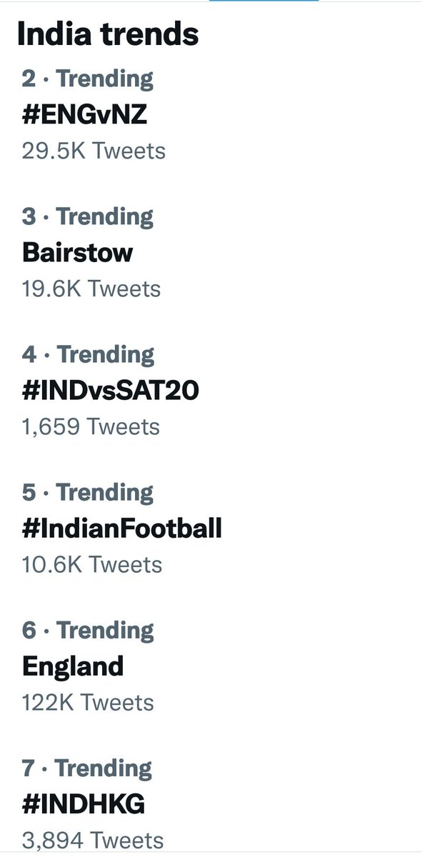 Even though temporarily and only on social media, sport does have the power to kick out hate-mongers ⚽🏏🏅 #ENGvNZ #INDvsSA #IndianFootball #bairstow #NeerajChopra 👍🏻💪🏻