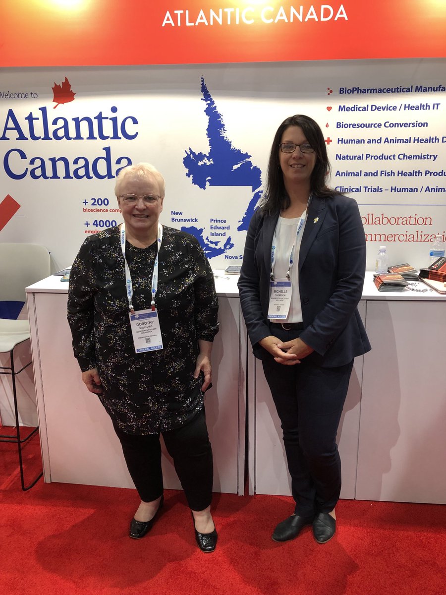 Launching an exciting research collaboration with our sister Atlantic Provinces today at #Bio2022. Any minute now Minister Thompson, Premiers King and Furey and I will be together for this significant announcement.