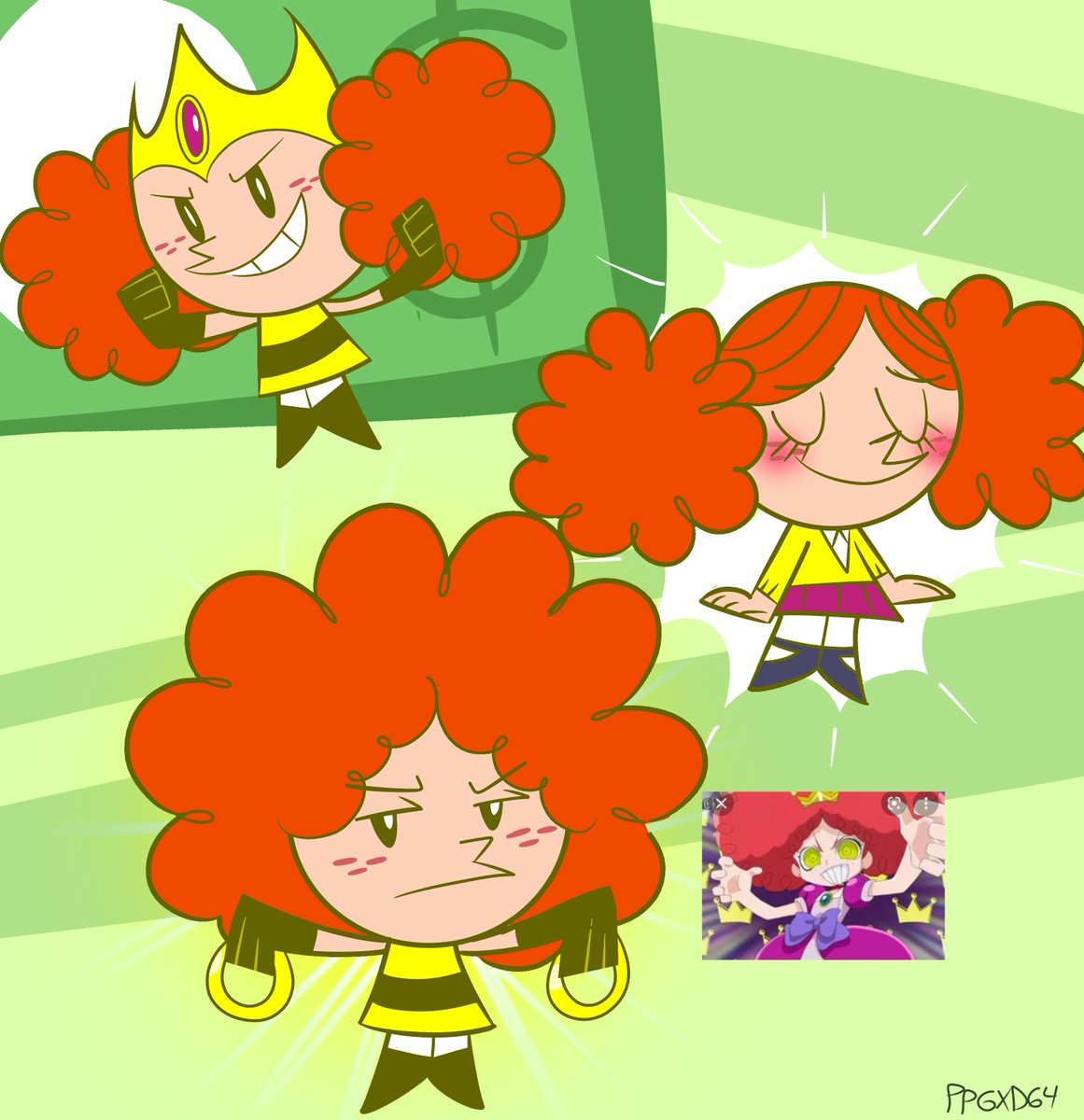 Ppg64xd's tweet photo. Princess! #ppg #powerpuffgirls #morbucks #princessmorbucks https://t.co/Q8YwQSOEEV