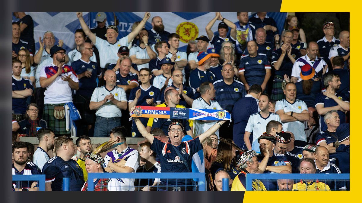 Thank you to all those who travelled to support us in Armenia this evening 🙌🏴󠁧󠁢󠁳󠁣󠁴󠁿

#ARMSCO