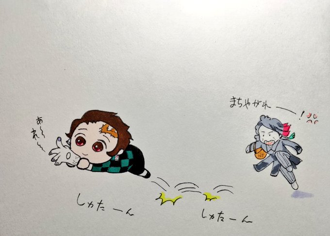 かんころもちさんがTwitterに投稿した竈門炭治郎(鬼滅の刃)のイラスト。